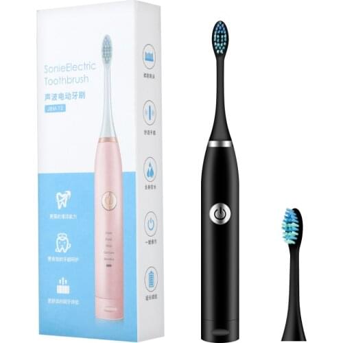 Portable Smart Electric Sonic Vibration Toothbrush Waterproof Electric Tooth Brush Teeth Whitening Oral Care Family Dental Care