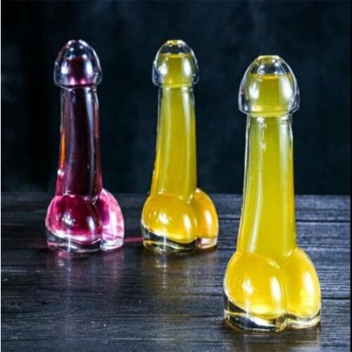 Transparent Wine Glass Straw Cup Beet juice water Cocktail Glasses Gift For Bar