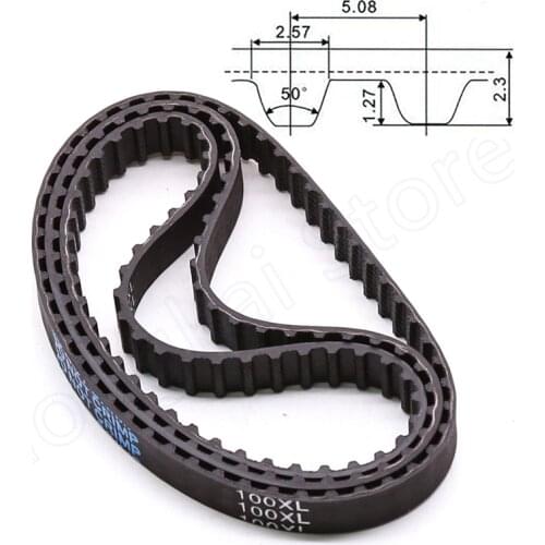XL Closed Loop Rubber Timing Belt XL68 70 72 74 76 78 80 82 84 86 88 Width 10mm Drive Belts Pitch 5.08mm