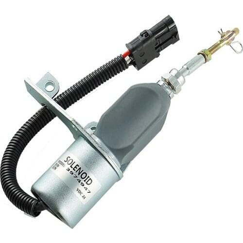 4942879 Fuel Shut Off Solenoid Shut Down Solenoid Value for Cummins Diesel Engine Parts B3.9L Replaces C3974947