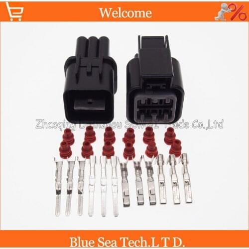 6 Pin male&female Auto Head lamp connector,Car waterproof Electrical connector for HYUNDAI,KIA,Elantra etc