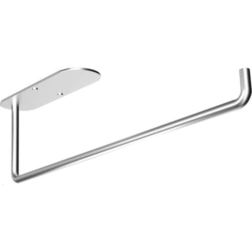 Paper Towel Holder - Self Adhesive Or Drilling, Under Cabinet Paper Towel Holder, 304 Stainless Steel Paper Towel Holder