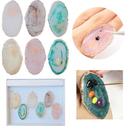 1pc Crystal Glue Holder Ring Pallet For Eyelash Extension False Eyelash Adhesive Glue Holder Tattoo Pigment Nail Art Tool