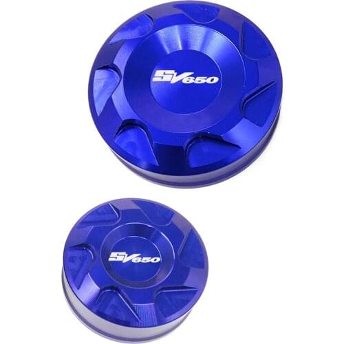 For SUZUKI SV650 SV 650 1999-2009 2008 2007 2006 2005 Front Brake Clutch Fluid Reservoir Cover Motocycle Master Cylinder