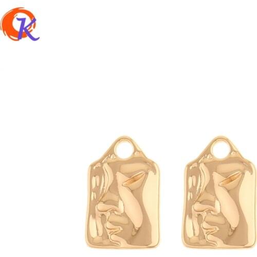 Cordial Design 40Pcs 11*17MM Jewelry Accessories/Pendant/Coin Shape/Genuine Gold Plating/Hand Made/DIY Making/Earring Findings