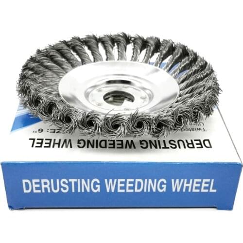 Lawn Mower Grass Trimmer Head Steel Wire Manufacture Prolonged Durable Twist Knot Brush Mower Cutter for Garden Weeding