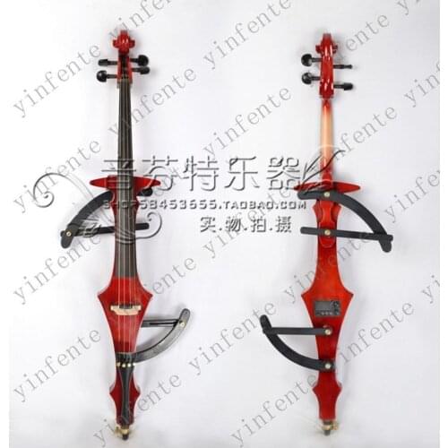 Quality cello electronic cello wood crystal red