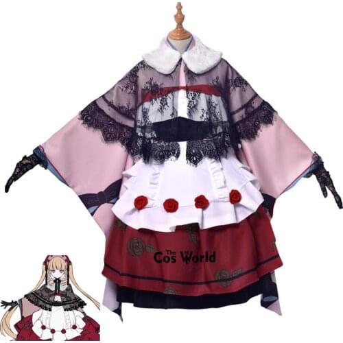 Rozen Maiden 15th Anniversary Reiner Rubin Shin ku Kimono Apron Dress Uniform Outfit Anime Cosplay Costumes