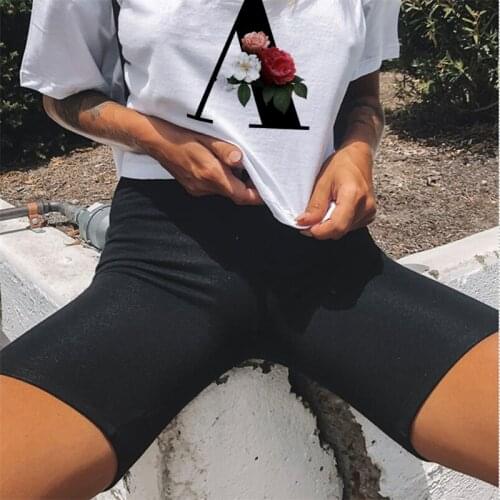 Women Two Piece Set Letter T Shirts And Shorts Sets Summer Short Sleeve O-neck Casual Biker Tracksuit Sexy Outfit For Woman 2