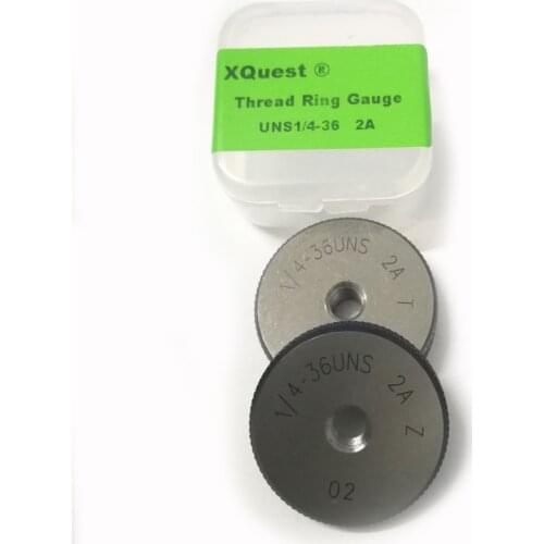 Unified thread ring gauge UNC1/4-20 UNF1/4-28 UNS1/4-32 UNS1/4-36 2A T Z Fine External thread gage UNC UNF UNS 1/4 1/4x28 1/4x36