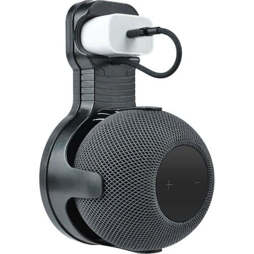 For HomePod Mini Speaker Accessories Wall Mount Base Punch-Free Sound Storage Fixing Bracket Stand Holder