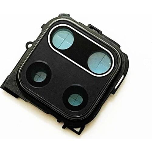 Original Rear Camera Glass Lens With Back Mirror Frame Steady Holder For Xiaomi Redmi Note 9S / Note 9 Pro Max Replacement