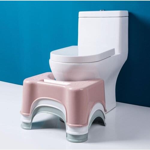 Plastic Thicken Toliet Stool Bathroom Stepping Pad Footstool with Phone Holder Children Baby Non-slip Platform Kids Furniture