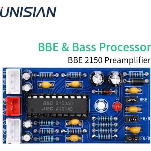 UNISIAN BBE2150 Tone Board BBE Digital Audio Processor Subwoofer High Sound quality PreAmplifier For Amplififers