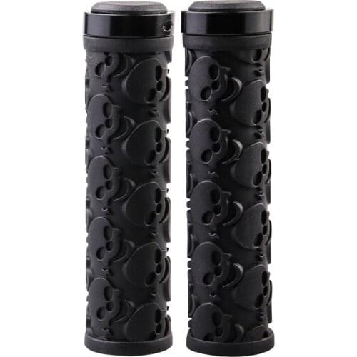 Mountain Bike Handle Bilateral Locking Handle Cover Bmx Bar Ends Dead Flying Bicycle Anti-slip Handle Rubber Grip