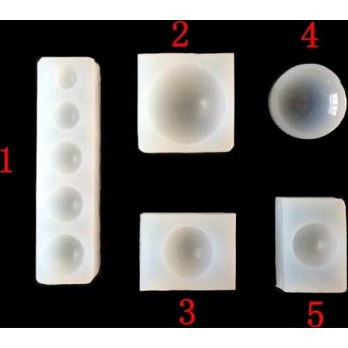 Silicone mold Full mirror glossy Free abrasive clay clay tools Mud board mold Base Platen Droplet Pad Mold cake decorating tools