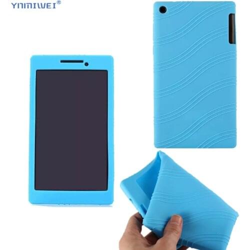 Silicon Case For Lenovo Tab 2 A7-10 A7-10F A7-20 A7-20F Soft Protect Shell For Lenovo Tab2 7.0 A7 20 Tablet Case