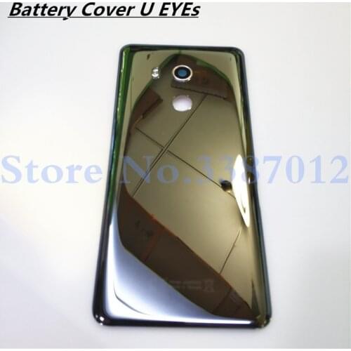 Glass Back Battery Cover 5.99 Inch For HTC U11 EYEs Rear Housing Door Case With Camera Lens Replacement Parts
