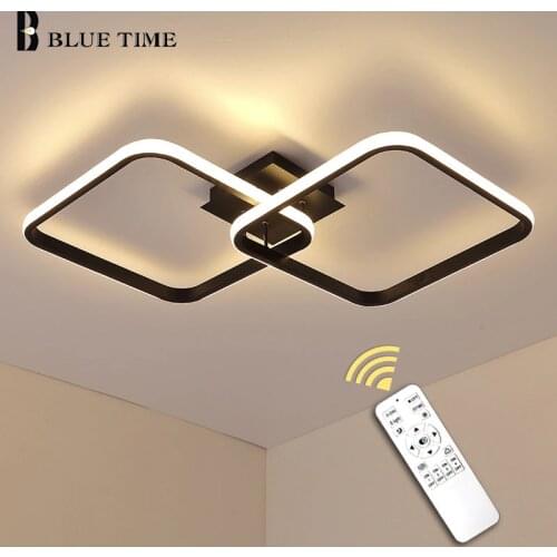Lustres Led Ceiling Light Black&White Modern Ceiling Lamp for Living room Bedroom Kitchen Dining room Aisle Lamp Corridor Light