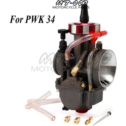 Universal Motorcycle Carburetor For Keihin PWK34 34mm Modify Off Road Scooter UTV ATV For 4T Engine