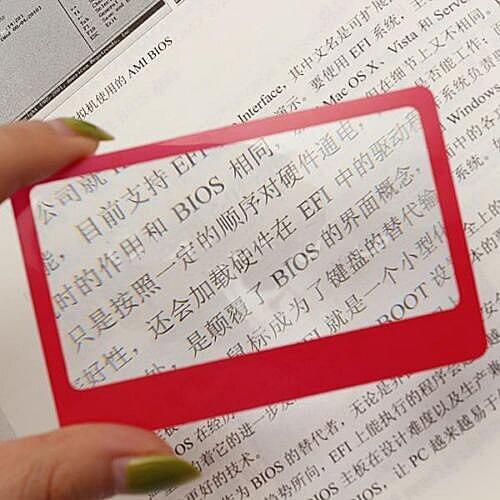 10 PCS 3 X Magnifier Magnification Transparent magnifying glass
