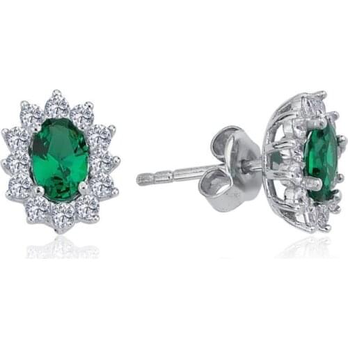 Trendy For Woman 925 Summer Fashion Jewelry Zircon Gift Cute Accessories High Quality Retro Crystal earring Swarovski
