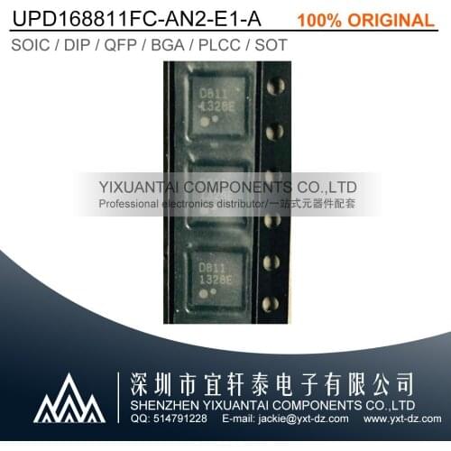 1PCS/LOT 5PCS/LOT 10PCS/LOT Free shipping 100% original UPD168811FC-AN2-E1-A UPD168811FC D811 BGA