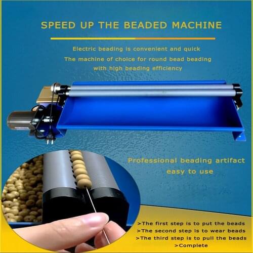 Automatic Beading Threading Machine Round Bead Jade String Jewelry Making Tool Jewelry Processing Tool for Jeweler