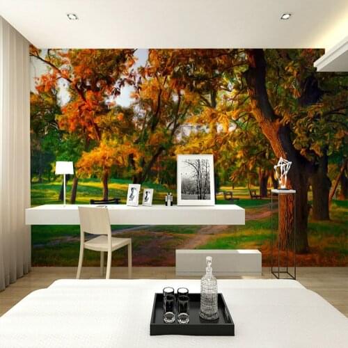 Beibehang pattern forest mural wall decor papel de parede 3d wallpaper wall mural photo wallpaper stencils for wall papier peint