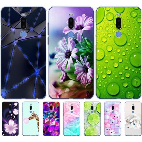 Phone back For Meizu X8 Case Silicon Soft TPU Phone Cover Case Painting Funda for Meizu X 8 MeizuX8 Clear Coque Bumper