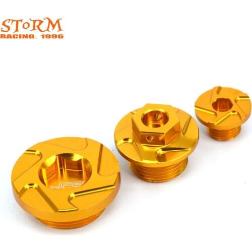 CNC Billet Engine Timing Cover Oil Filter Plugs Bolts Set For SUZUKI RMZ250 RMZ 250 2007-2019 RMZ450 450 2005-2019 RMX450Z 10-19