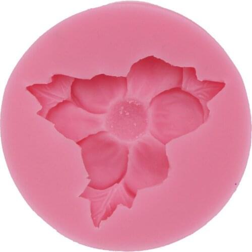 Floral Silicone Sugar Paste Molds Fondant Silikon Flower Shaped Decorative Moulds DIY Cupcake Cookie Mold Baking Tools For Cakes