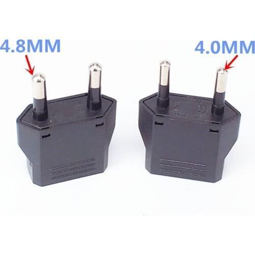 EU Euro US Plug Adapter US China to EU European Travel Adapter Electric EU Plug Adapter Converter Power Sockets AC Outlet