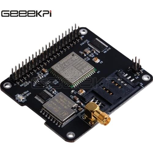 GeeekPi IoT Node(A) One of Docker Pi Series Module Contain GSM, GPS, Lora Module Onboard 5V + 3V Dual Power Supply Radio Device