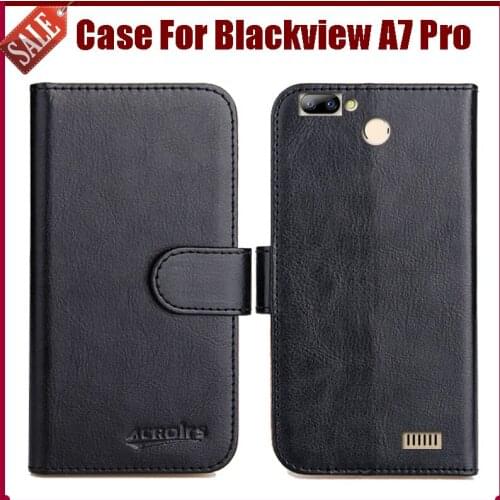 Hot Sale! Blackview A7 Pro Case New Arrival 6 Colors High Quality Flip Leather Protective Cover For Blackview A7 Pro Case