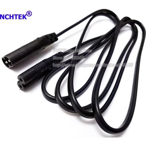 NCHTEK C7/C8 Power Adapter Converter Cable, European IEC 320 C7 Female to C8 Male Plug Extension Cord/Free Shipping/1PCS