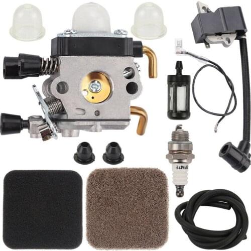 Ignition Coil Carburetor Kit for STIHL Fs80R Fs85 Fs80 Hs80 Ht75 Hs75 Hs85 Km85 Carburetor