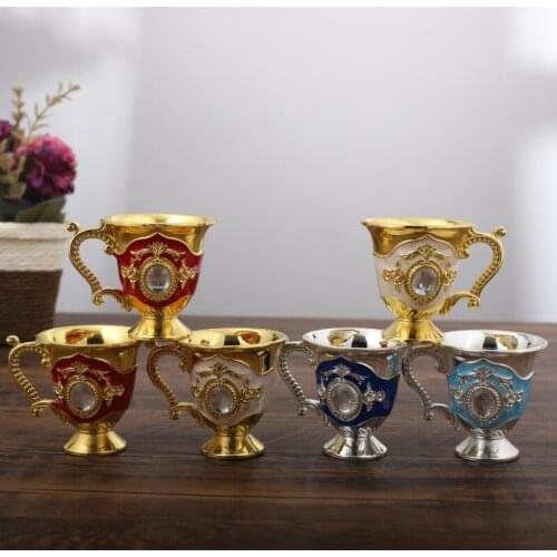 50-100ml Multi-Purpose Court Wine Glass 3D Pattern Vintage Vodka Coffee Mug Home Decoration Shot Cup