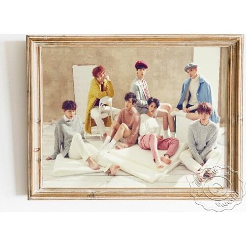 Male K-pop Music Group Born To Beat Poster, BTOB Fans Club Collection Art Prints, Simple Modern Living Room Bedroom Home Decor