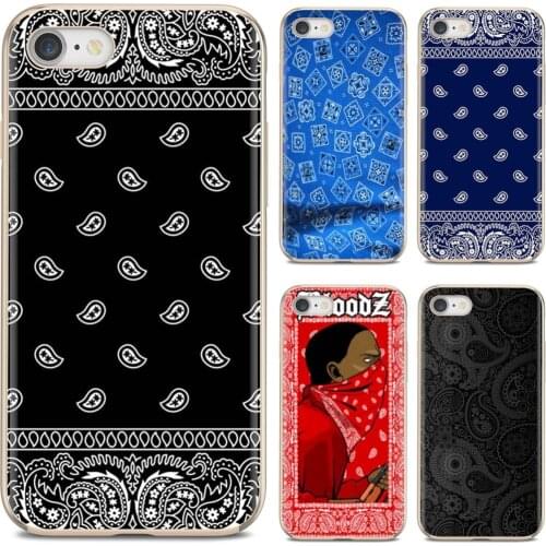 Soft Skin Case Bloodz&Cripz Gang bandana pattern For iPod Touch iPhone 10 11 12 Pro 4S 5S SE 5C 6 6S 7 8 X XR XS Plus Max 2020