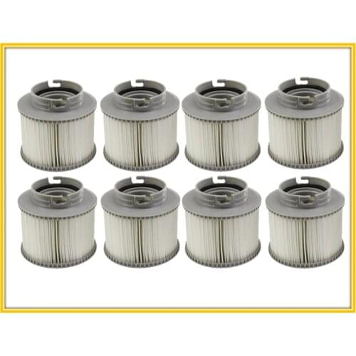 Sweden Norway MSPA REPLACEMENT FILTER PACK X 8 INFLATABLE HOT TUB - KEEP IT CLEAN 8pcs/lot France Israel Canada mspa filter