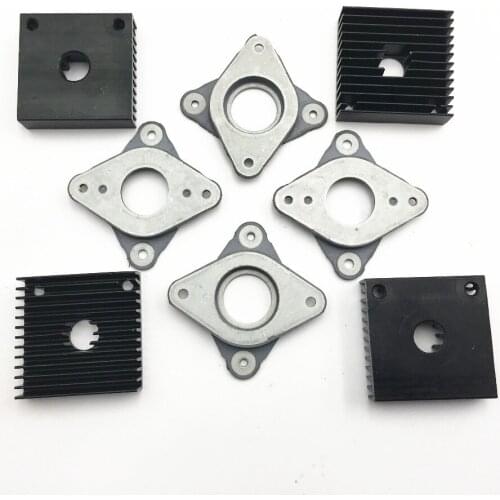 NEMA17 damper with heatsink for DIY MK7 MK8 MK10 Extruder