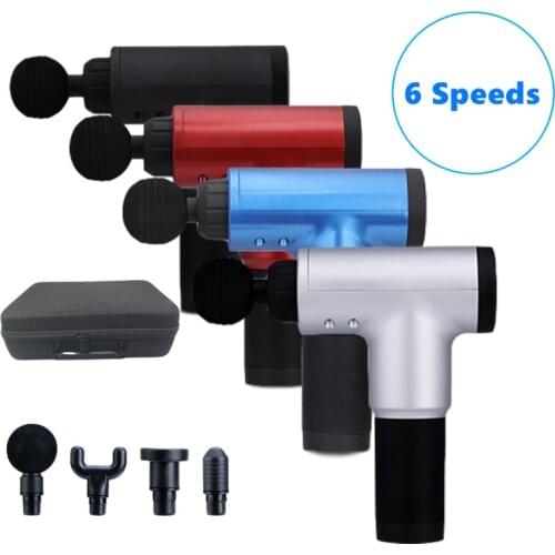 New Muscle Massage Gun Relaxation Massage Gun Deep Tissue Body Massager Fascia Gun Charging Deep Dynamic Therapy Vibrator Box