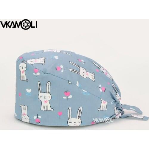 Wholesale prices women and men scrubs hats Beauty shop pet shop nursing accessories