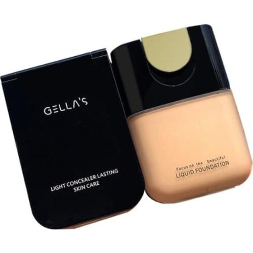 Oil-control Foundation With Mirror Matte Liquid Concealer Cream Longlasting Waterproof Moisturizing Makeup Primer Cream TSLM1