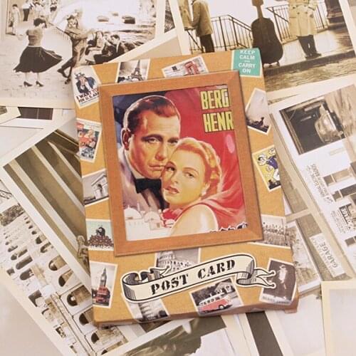 1 set Vintage Style Postcard 32 pieces Greeting Cards Sets Birthday Gifts Card Message Memos Supplies (ss-1779)