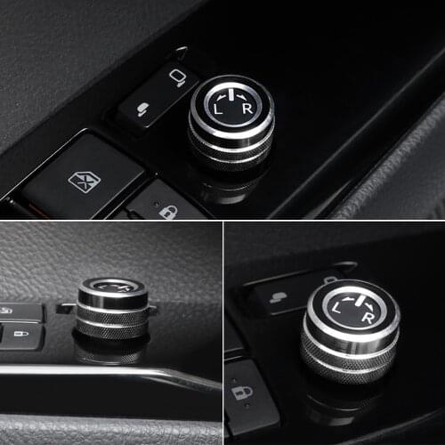 For Toyota 2021 AQUA 2016+ Innova Crysta 2022 Land Cruiser VX-R Car Rearview Mirror Adjustment Switch Decorative Cover Trim Ring