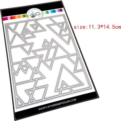 Sirius Triangle art border Metal cutting dies cut die mold card Scrapbook paper craft knife mould blade punch stencils new die