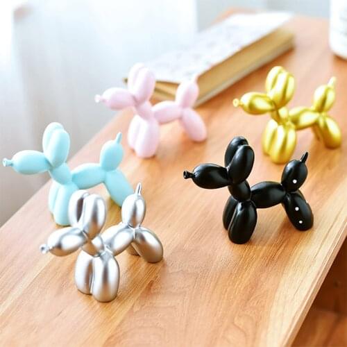Xiaomi Small Balloon Resin Crafts Sculpture Cute Dog Party Accessories Home Desktop Ornament Cake Dessert Decoration Gift Youpin