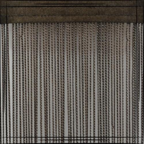 Gülpınar Curtain Brown Fine Chain Rope Curtain